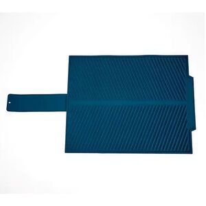 Cella 17"x13" Silicone Antimicrobial Drying Mat Seaport Teal NWOT